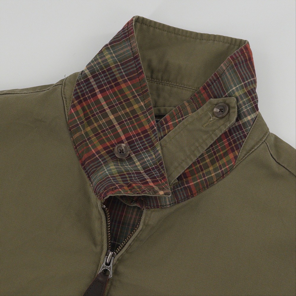 Polo Ralph Lauren Harrington Jacket Men XL Olive Green Vintage Streetwear - Picture 9 of 10